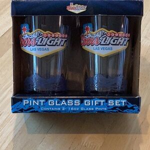 Coors Light Pint Glass Gift Set - 2 glasses